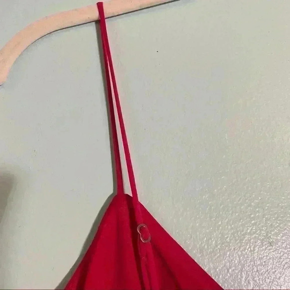 NWT J. Crew Hot Pink Maxi Dress Spaghetti Strap Size 6 - Picture 8 of 12